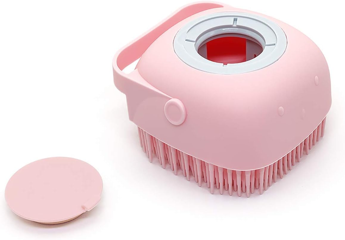 Silicone Body Brush Shower Scrubber with Shower Gel Dispenser Function