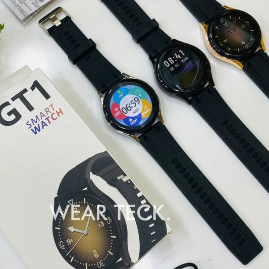 GT1 Round Dial Bluetooth Calling Smart Watch -