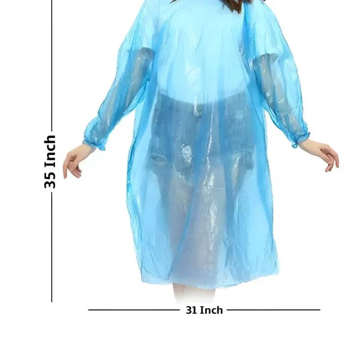 Unisex Disposable Rain Card for Emergency Use (pack of 5)