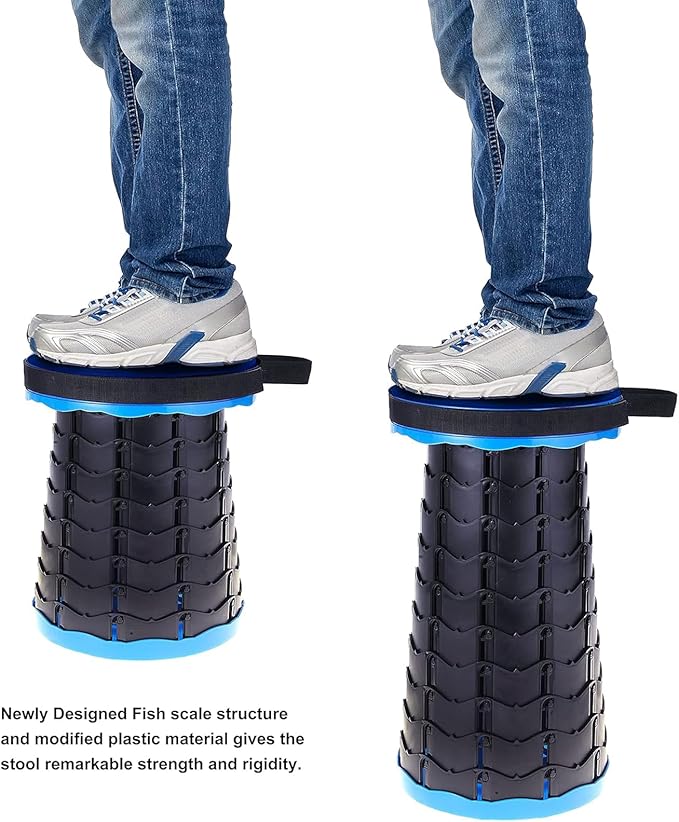Retractable Folding Stool for indoor and outdoor
