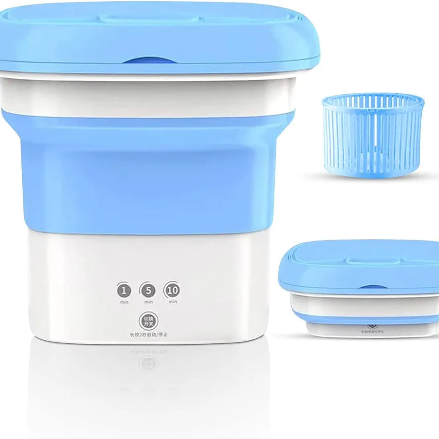 Portable Mini Foldable Washer and Spin Dryer